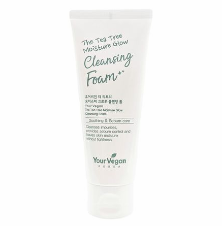 2025-03-03 14_39_11-Window Your Vegan the tea tree moisture glow cleansing foam 100ml - immagine 1