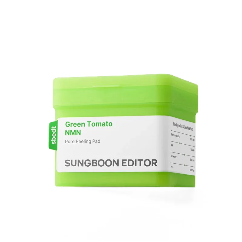sungbooneditor-green-tomato-nmn-pore-peeling-pads-60-miioradong-1 Sungboon Editor Green Tomato NMN Pore Peeling Pad - immagine 1